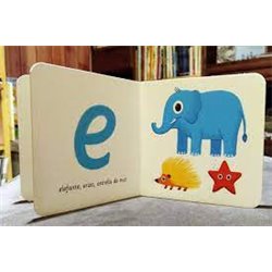 Libro de cartoné. AEIOU