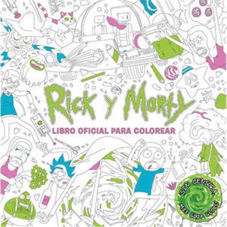 Libro. Rick & Morty. Libro Oficial Para Colorear