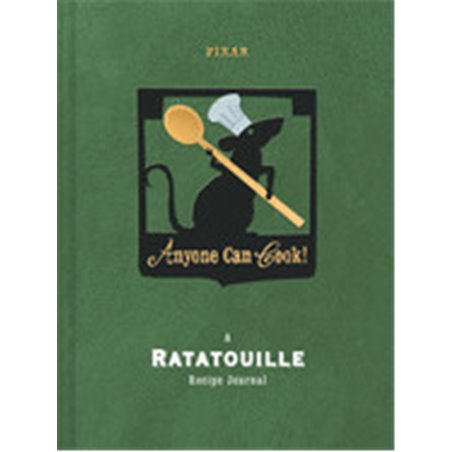 Bitácora de recetas. ANYONE CAN COOK! A Ratatouille recipe journal